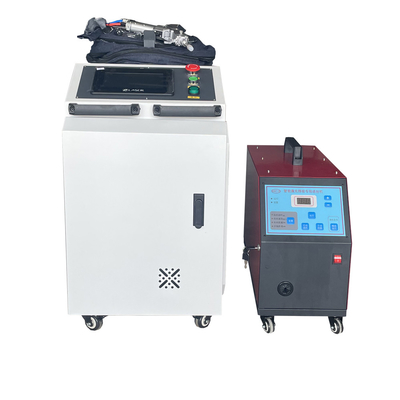 เครื่องเชื่อมเลเซอร์ไฟเบอร์แบบใช้มือถือขนาดเล็ก Cnc แบบพกพา 1500W