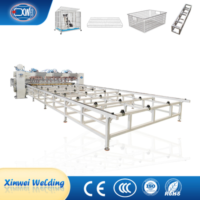 อัตโนมัติ Wire Mesh Fencing Welder เครื่องปั่นจุดหลายหัว