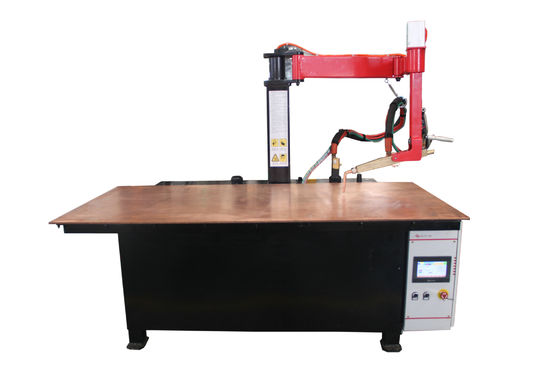 Crank Arm 130KVA 0.5Mpa AC Spot เครื่องเชื่อมด้วยตารางแผ่นสังกะสี